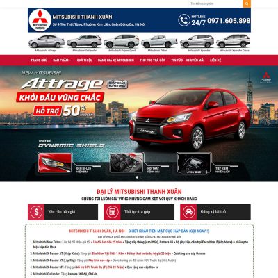 Theme wordpress bán xe